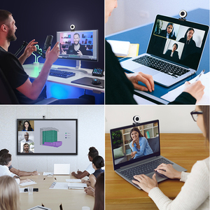 Cámara web al por mayor adecuada para uso comercial, Full HD con función de luz de relleno, webcams de fábrica 720p 1080p 2K USB en stock, cámara CMOS de 1/3 de pulgada 2K 2 - Product Image 3