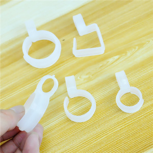 <b>Plastic</b> Windproof Hooks For Clothesline Stainless Steel <b>Rod</b> Durable Outdoor Use - Product Image 3