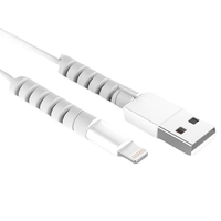 Protections de câbles en silicone pour les embouts de chargeurs iPhone et iPad, faciles à installer, réutilisables