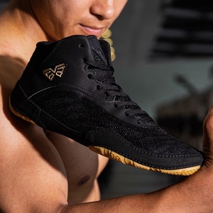 New Style Boxing Shoes Men <b>Mesh</b> Rubber Training Shoes Wrestling Shoes Men - Product Image 5