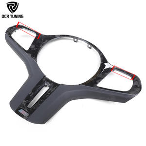 Pour BMW G80 G82 G83 G81 garniture de <span class=keywords><strong>volant</strong></span> en Fiber de carbone forgée remplacement de couverture centrale intérieure pour la mise à niveau de voiture M2 M3 M4 - Product Image 2