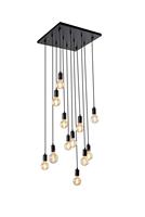 Lampe suspendue au plafond de style loft, boule de verre sculptée, luminaire suspendu LED, décoration intérieure, lustre