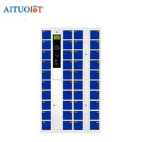 Casier de rangement électronique intelligent AITUOIoT pour supermarché/plage/salle de sport, casier de gym, casier de plage