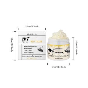 Productos Naturales para el Cuidado Facial <span class=keywords><strong>de</strong></span> Marca Privada, Crema Hidratante Facial y Corporal <span class=keywords><strong>de</strong></span> Sebo <span class=keywords><strong>de</strong></span> Res Batido y Avena Coloidal - Product Image 3