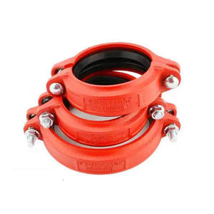 ข้อต่อแบบมีร่องสำหรับดับเพลิง ข้อต่อแบบยืดหยุ่นสำหรับระบบหัวฉีดน้ำดับเพลิงในคลังสินค้า ข้อต่อแบบข้อศอก ข้อต่อแบบหน้าแปลน ข้อต่อแบบที ท่อไฮดรันท์ดับเพลิง - Product Image 3