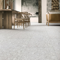 Fabricants de carreaux de terrazzo Dalles de terrazzo gris clair pour carrelage de sol intérieur et extérieur