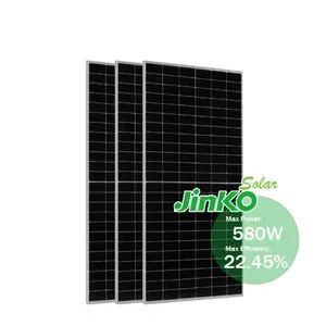 Jinko panel surya semua hitam 410W 420W, untuk balkon 535W 565W 580W 610W untuk panel surya tipe N komersial