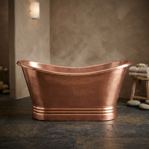 Baignoire autoportante en cuivre, ovale, pour spa à domicile et salle de bain - Product Image 4
