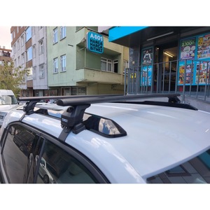 Barras de Techo de Aluminio para Citroën C3 Aircross 2024-2026, Barras Transversales Negras y Plateadas, Portaequipajes - Product Image 4