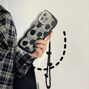 Love Butterfly nero TPU Wave custodia per telefono antiurto per <span class=keywords><strong>iPhone</strong></span> 11 12 15 14 Pro Max XR <span class=keywords><strong>XS</strong></span> X 7 8 Plus - Product Image 2