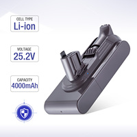 V11 25,2 V 4Ah Baterías recargables de iones de litio Robot de vacío Batería de 4000mAh para aspiradora Dayson