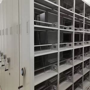 תיק נייד דחיסה ידני מדפי ארכיון נייד מדפים ארכיון נייד מדפים פלדה תעשייתי - Product Image 6