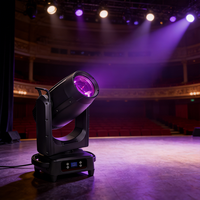 Projecteur de scène professionnel 4-en-1 à tête mobile, effet flamme et jet d'eau, double Gobo – Meilleure vente pour discothèques et boîtes de nuit