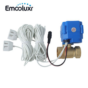 Valvola dell'acqua solenoide DN15 (1/2 pollici) sistema di rilevatore di perdite d'acqua intelligente e sensori d'acqua sensibili da 6 metri 2pc per perdite - Product Image 1