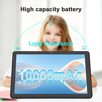 C idea vente en gros 10.1 pouces 1280 * 800FHD grand écran tablette pc 8GB ROM Android 15 double caméra tablette pc pour adultes (noir)
