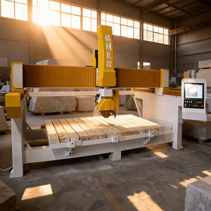 Küçük Sipariş Adedi 3 Eksenli Taş Kesme Makinesi 380V Motorlu Granit ve Mermer Desen Kesimi için Fabrika Fiyatı - Product Image 1