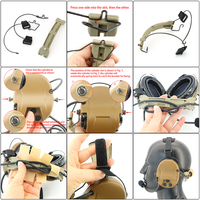 TS TAC-SKY Headset taktis pemasangan belakang Headband pengganti kompatibel dengan TCI LIBERAT V dan H300 model Headset