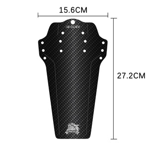 Irondoenky סיבים אופניים fender פלסטיק האחורי שומן קדמי - Product Image 3