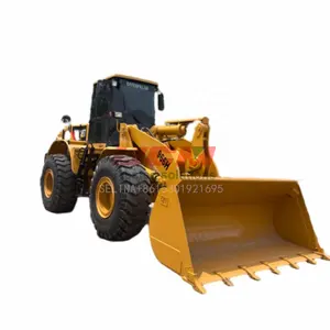 Low Price Used Cat 966H Wheel Loader with Wood Grapple Clamp Log ForK For Forest Logging