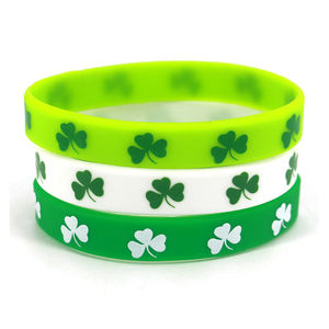 Youmigift Artículos <span class=keywords><strong>de</strong></span> Regalo Económicos, Nuevas Pulseras <span class=keywords><strong>de</strong></span> Silicona Personalizadas, <span class=keywords><strong>Pulsera</strong></span> <span class=keywords><strong>de</strong></span> Silicona con Trébol <span class=keywords><strong>de</strong></span> la Suerte, <span class=keywords><strong>Pulsera</strong></span> <span class=keywords><strong>de</strong></span> <span class=keywords><strong>Buena</strong></span> Suerte - Product Image 2