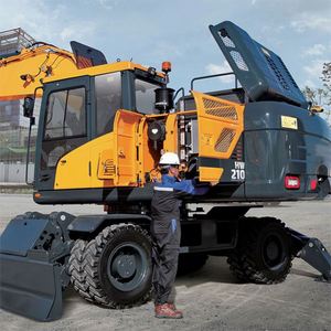 Mini-excavatrice sur pneus de haute qualité de marque chinoise 6 tonnes R60wvs PRO à vendre - Product Image 3