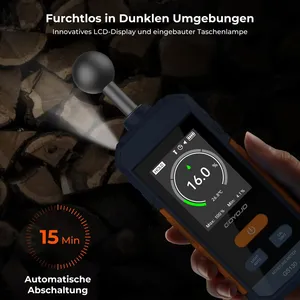 GOYOJO GS130 Testeur numérique d'humidité du bois, testeur non destructif, hygromètre LCD avec capteur d'alarme - Product Image 4