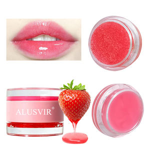 ลิปบาล์มบำรุงริมฝีปากสีชมพูน้ำตาลลิปสครับผลิตภัณฑ์บำรุงริมฝีปากจากผลไม้ออร์แกนิคธรรมชาติผลิตจากวีแกนสั่งติดฉลากส่วนตัว - Product Image 1