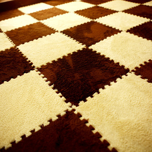 Alfombra de espuma EVA de color sólido moderna, alfombra de espuma EVA para dormitorio, sala de estar, tatami, alfombra de suelo tipo rompecabezas, alfombra de superficie afelpada para - Product Image 4