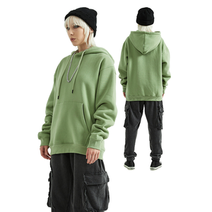 เสื้อฮู้ดดี้กันน้ำไซส์ใหญ่ ผ้าถักเนื้อนุ่ม ซับในแบบมีกระเป๋าจิงโจ้ สไตล์ลำลอง รับผลิตแบบ OEM ODM ตามสั่ง - Product Image 1
