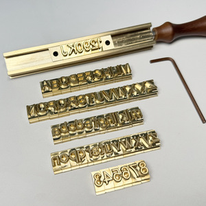 Molde Metálico para Estampado en Caliente de Letras y Números, Herramienta Duradera para Estampado en Cuero - Product Image 2