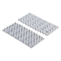 Conector de Acero Galvanizado por Inmersión en Caliente Anticorrosión Moderno para Techos de Madera con Placa de Doble Clavija