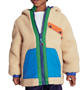 <span class=keywords><strong>Giacca</strong></span> Sherpa per Ragazzi con Cappuccio Spesso e Cerniera, Antivento, Traspirante ed Ecologica per Inverno/Autunno - Product Image 2