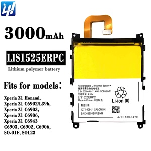 Ban đầu thay thế Li-ion pin lis1525erpc cho Sony Xperia Z1 <span class=keywords><strong>L39h</strong></span> L39 C6902 C6903 C6916 c6943 3000mAh 3.8V - Product Image 6
