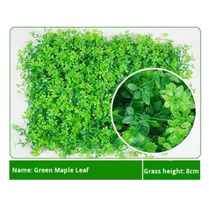 Bán Buôn trong nhà/ngoài trời nhân tạo thực vật trang trí tường Milan cỏ xanh <span class=keywords><strong>Turf</strong></span> nhựa nhân tạo thực vật nền tường - Product Image 5