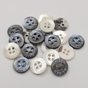 Tùy Chỉnh Chất Lượng Cao Khắc Logo Akoya agoya bào ngư Bất Tự Nhiên Vỏ Mẹ Nút - Product Image 5