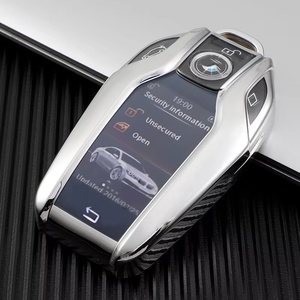 Modelage de clé à distance en Tpu, étui pour clés de voiture, avec écran LCD, accessoire portefeuille, mignon - Product Image 3