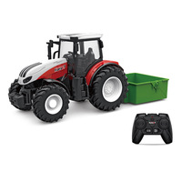 Lehoo Toys 6639 1/24 Camion agricole RC 2.4G Télécommandé avec cultivateur à disques Construction métallique Contrôle par application