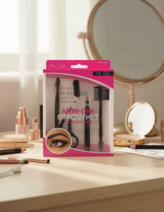 Ms. Gdi All In One Brow Kit Set di 5 strumenti per il trucco delle sopracciglia, applicazione sul viso, pennello sintetico, manico in plastica - Product Image 2