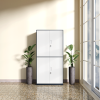 Armoire de rangement mobile moderne en acier verrouillable professionnelle pour la maison, le bureau et le salon