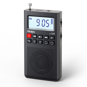 <span class=keywords><strong>Radio</strong></span> Portátil Mini PRUNUS, Reproductor MP3 Recargable con Batería, Temporizador de Apagado, Reproductor de Tarjetas SD, Pantalla, <span class=keywords><strong>Radio</strong></span> AM/FM - Product Image 1
