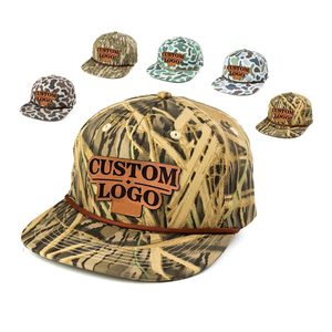Gorra de Béisbol Personalizada de Alta Calidad, Estilo Clásico, 5 Paneles, Sin Estructura, con Logotipo de Parche, Camuflaje, Cierre a Presión - Product Image 1