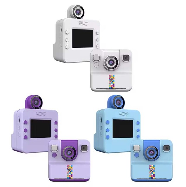Digital Student Camera for Photography Mini Printer Portable Thermal Instant Print Photo Kids Camera 2.0inch HD Video Toy