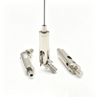 Pince de système de suspension de câble métallique à filetage mâle M8 pour câble en acier