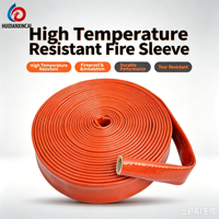 Manchon en fibre de verre silicone résistant aux hautes températures, type droit, isolation thermique, protection pour raccord de tuyauterie hydraulique