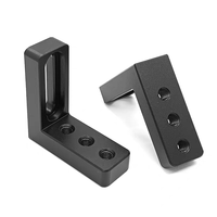 Fixations pour meubles et chaises de table, supports métalliques à angle droit de 90 degrés, acier inoxydable/acier/fer