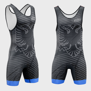 Топ сублимированный индивидуальный дизайн борцовские майки профессиональная дышащая Молодежная борцовская одежда - Product Image 4