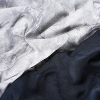 260gsm Tricoté Mode Vêtements Denim Impression Textile 100% Polyester Tissu pour Short Set Production