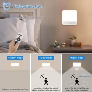 Lámpara LED Recargable con Sensor de Movimiento, Lámparas de Techo Interiores, Luces de Pared con Montaje Magnético, Decoración del Hogar con Control Remoto y Función de Atenuación - Product Image 5