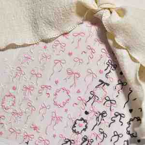 Autocollants pour ongles en ruban 5D rose, blanc et <span class=keywords><strong>noir</strong></span>, nœud papillon brillant, strass, autocollants pour ongles en forme de cœur scintillants, guirlande - Product Image 6