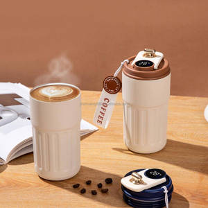 LED Temperature Display Tumbler, 316 Stainless Steel Smart Insulated Coffee Mug, Rechargeable <strong>Cup</strong> for Office Outdoor Gift - Product Image 2